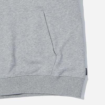 DICKIES Faux Leather Logo Hoodie Gray 學院帽踢 DSQ3UTHT442G [EW]