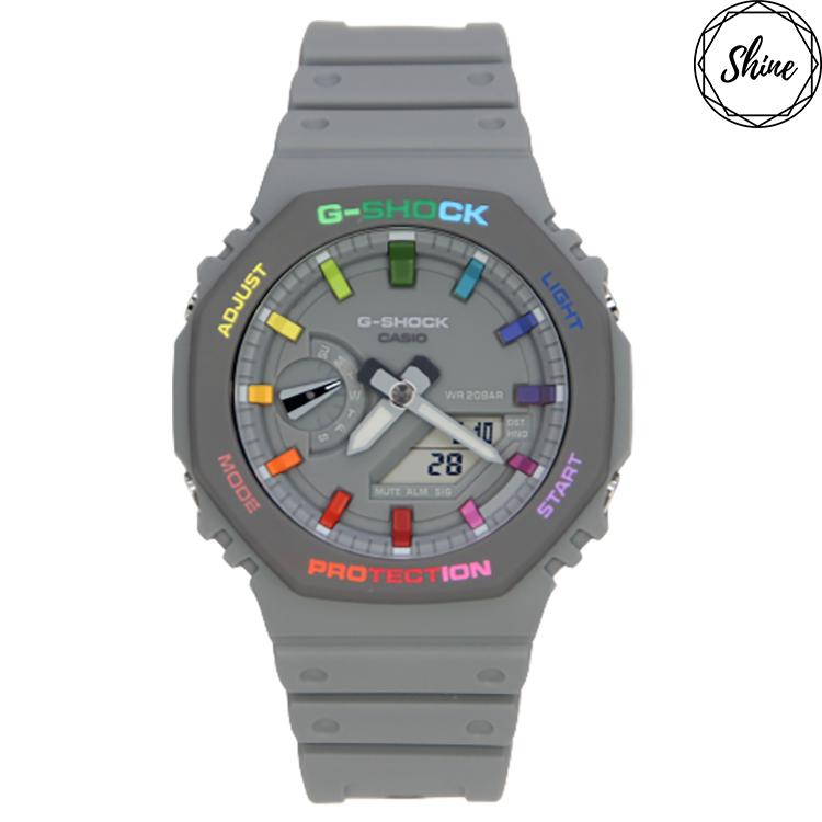 GA-2110ET-8A 客製彩虹手錶