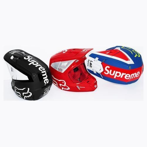 SUPREME FOX RACING V2 HELMET 安全帽 黑