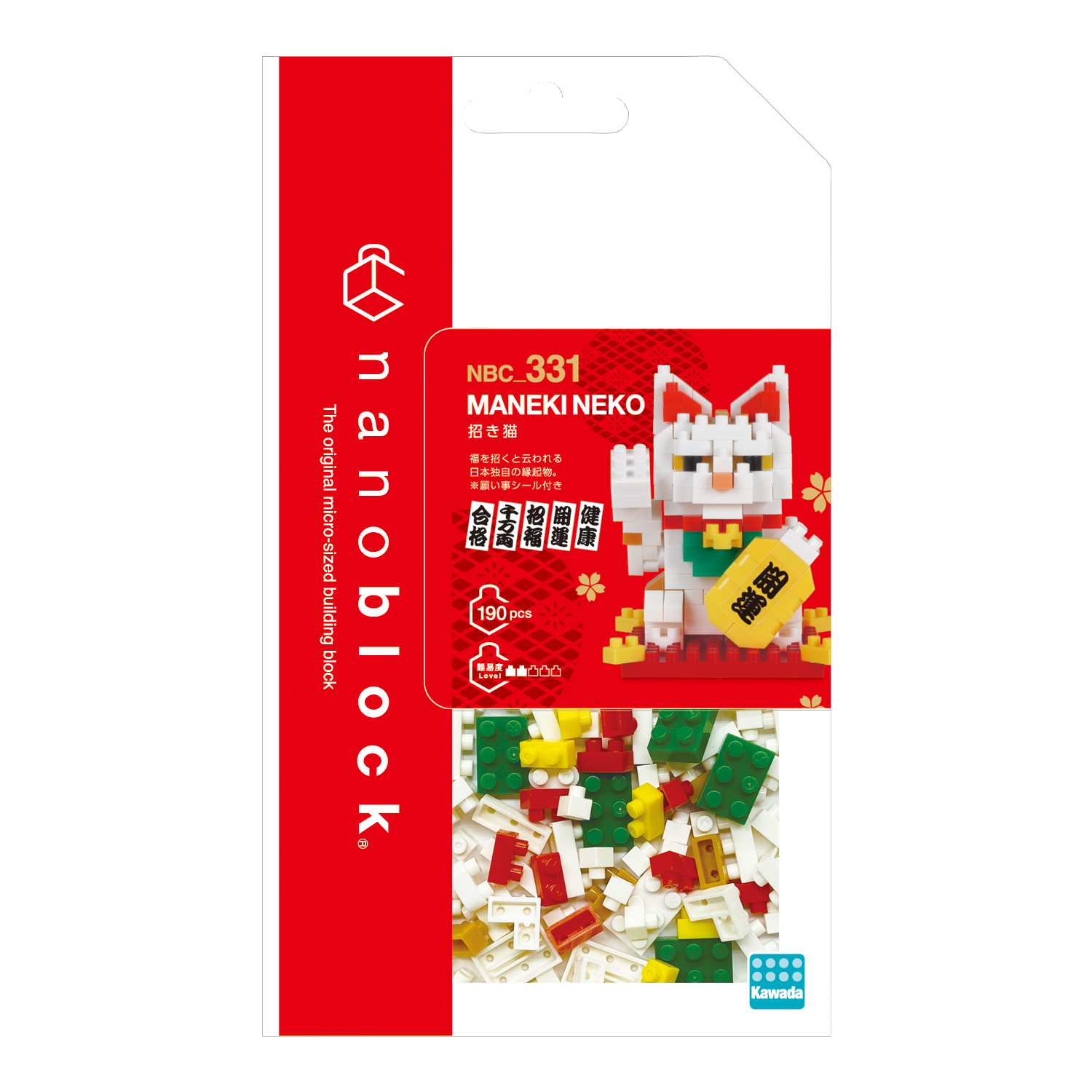 現貨｜Nanoblock 招財開運貓 MANEKI NEKO