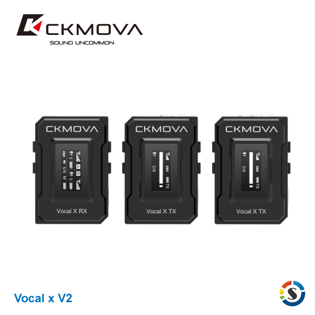 【CKMOVA】VOCAL X V2 一對二無線麥克風系统