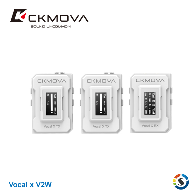 【CKMOVA】VOCAL X V2W 一對二無線麥克風系统