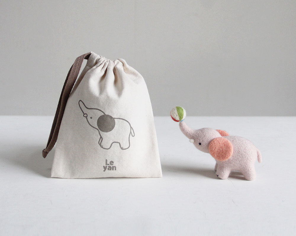 樂洋・好好玩羊毛氈材料包-馬戲團大象