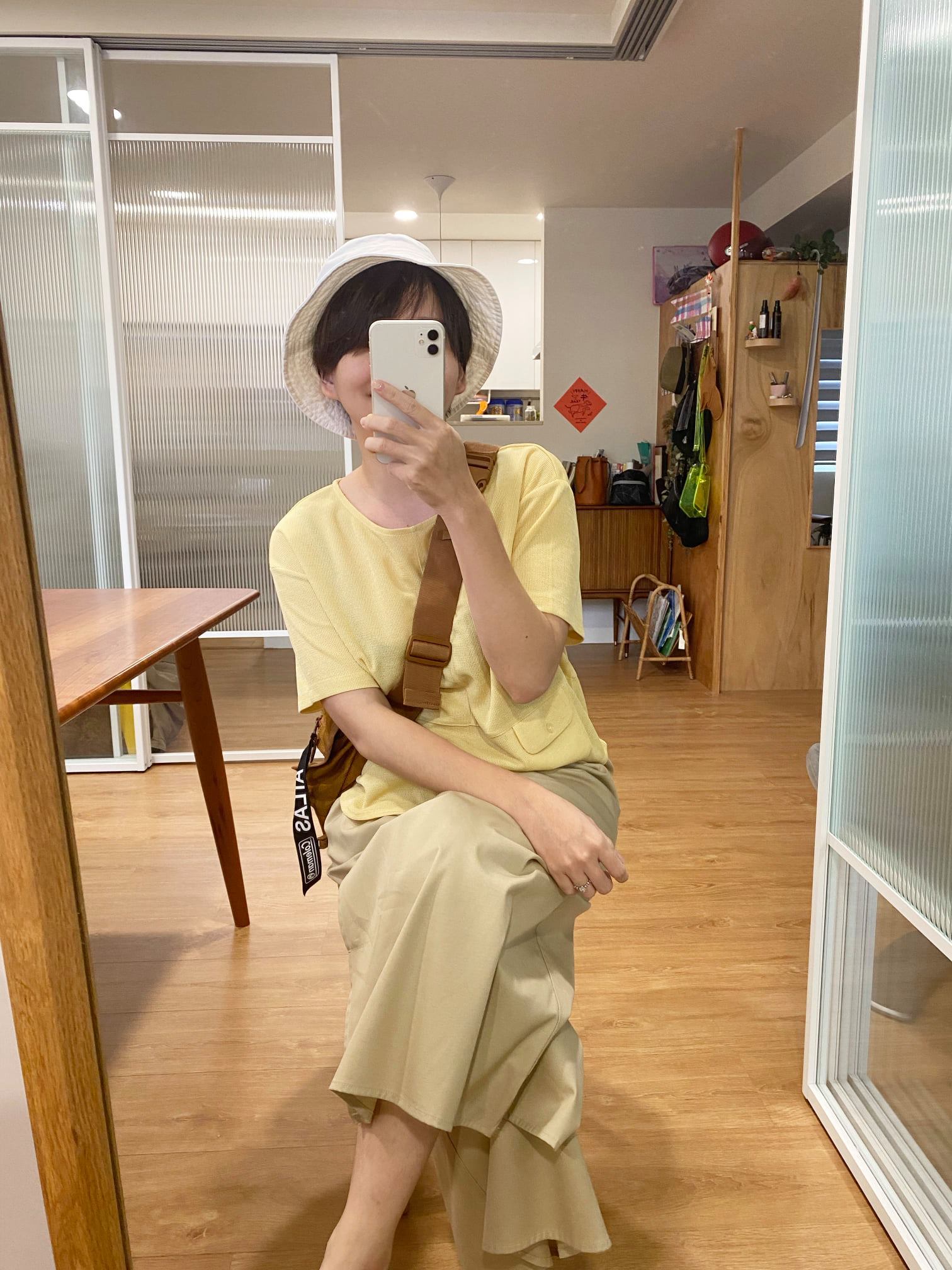 凌晨飛行計畫抽繩綁帶褲裙-完美清晨