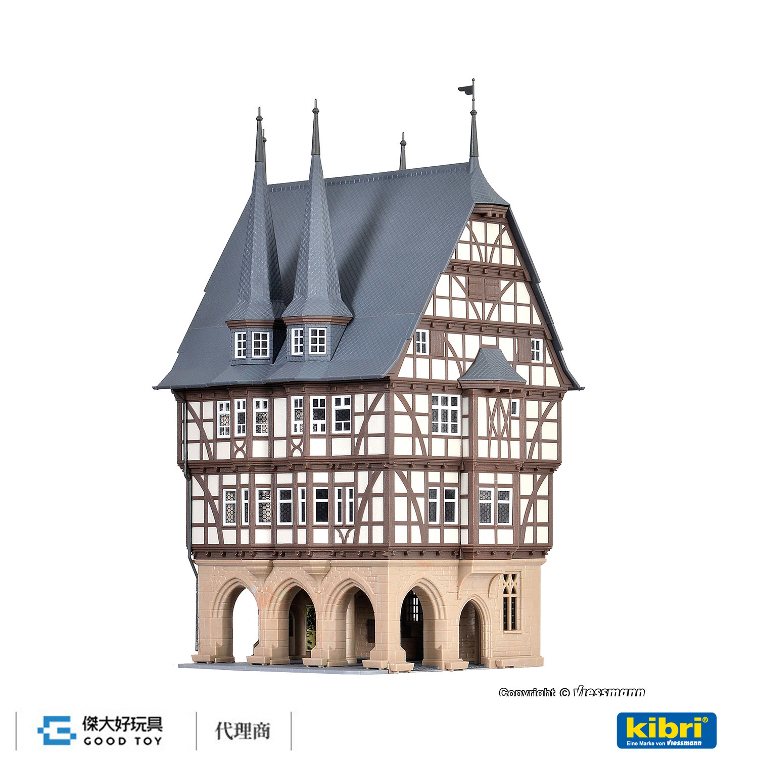 Kibri 38900 (HO) Alsfeld 阿爾斯費爾德市政廳
