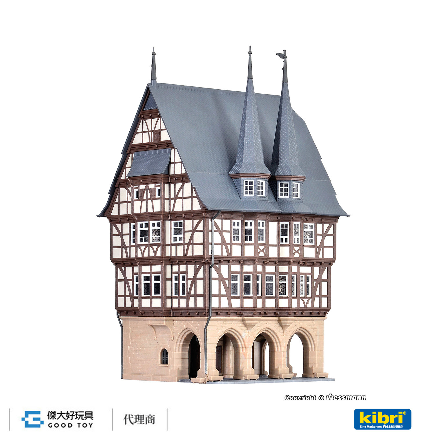 Kibri 38900 (HO) Alsfeld 阿爾斯費爾德市政廳