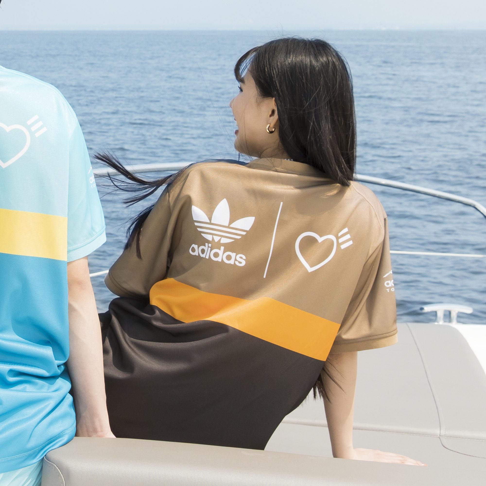 【adidas X HUMAN MADE GRAPHIC 短TEE - 咖啡】