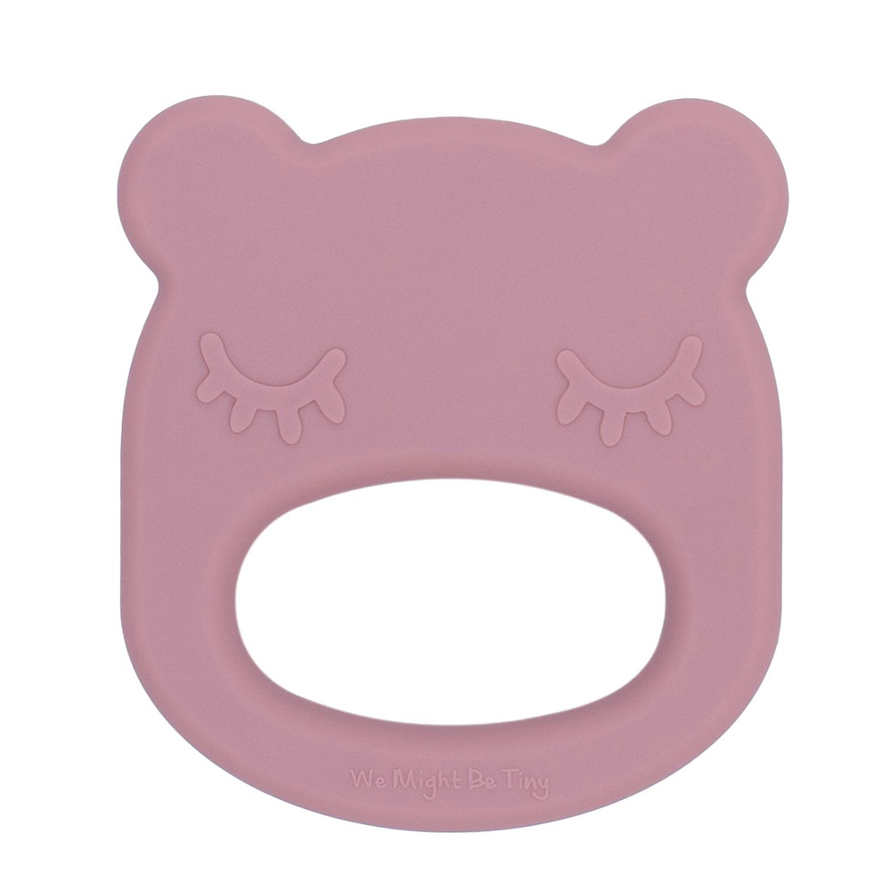 澳洲We Might be Tiny 熊寶寶矽膠固齒器-煙燻玫瑰