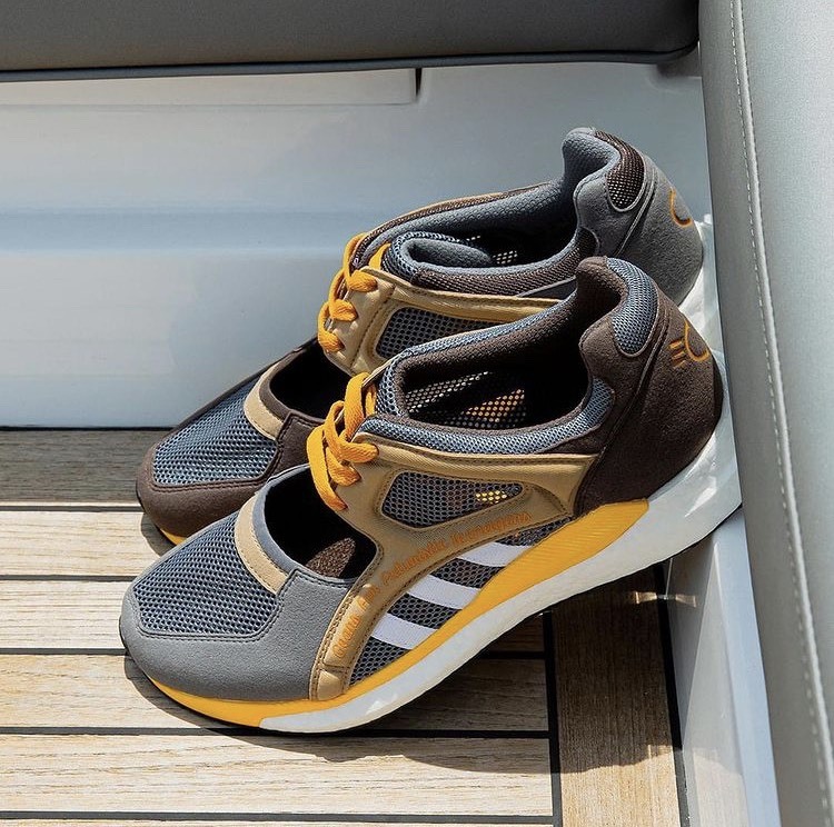 【adidas X HUMAN MADE "EQT RACING" 聯名鞋款 - 咖啡】