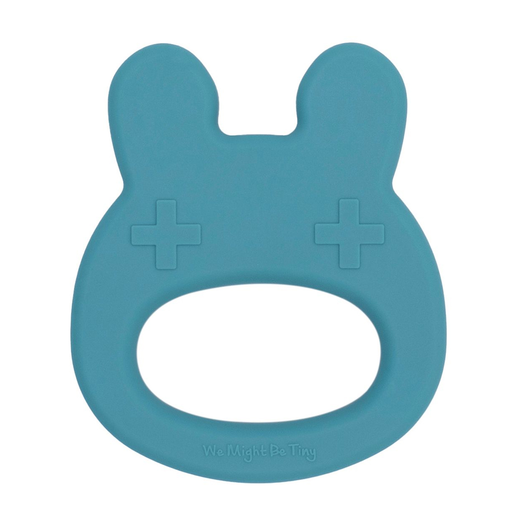 澳洲We Might be Tiny 兔寶寶矽膠固齒器-孔雀藍