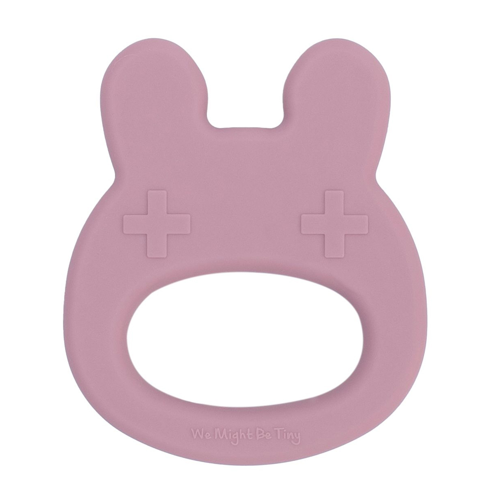 澳洲We Might be Tiny 兔寶寶矽膠固齒器-煙燻玫瑰