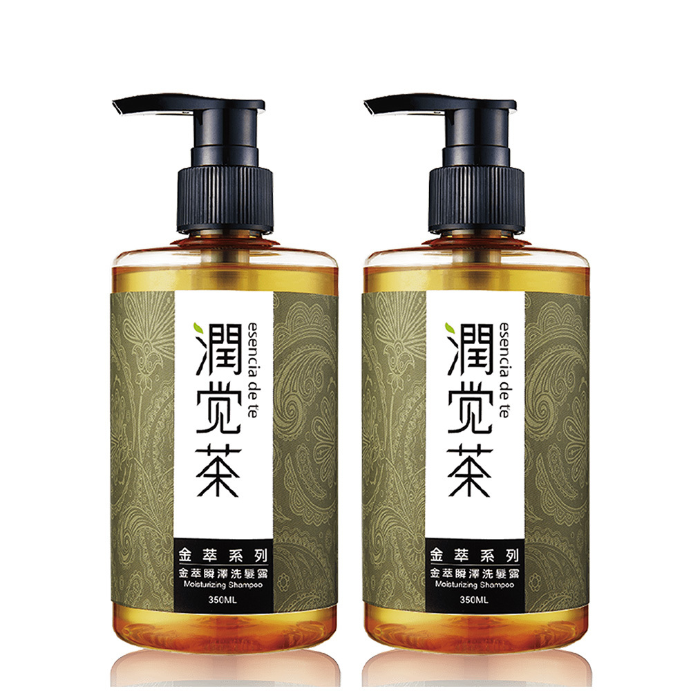 單獨宅配─【茶寶 潤覺茶】金萃瞬澤洗髮露350ml(2瓶組)
