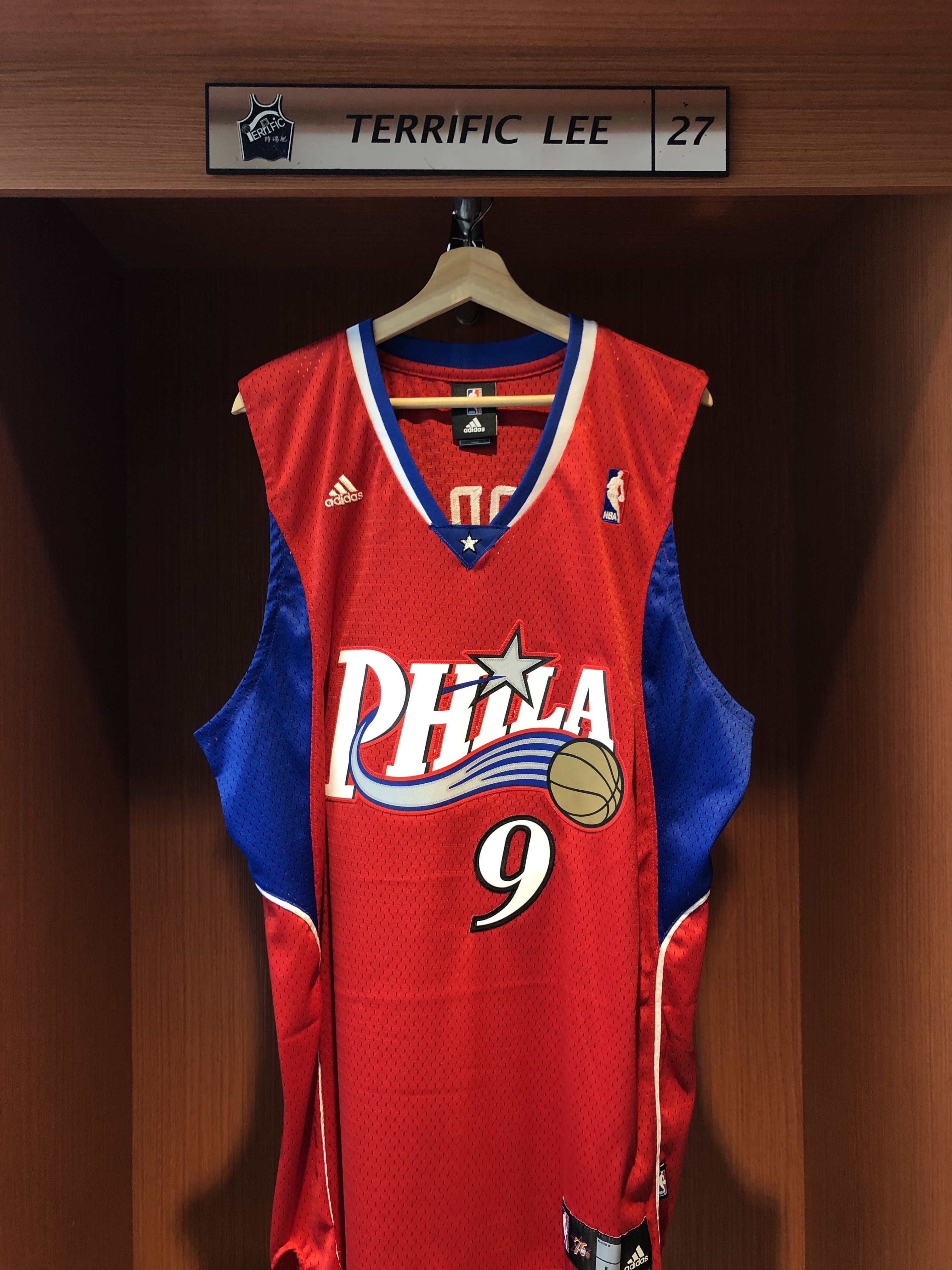 NBA球衣 二手 Andre Iguodala 七六人紅流星 Adidas Swingman 球迷版 電繡 衣況如圖 請詳細參閱