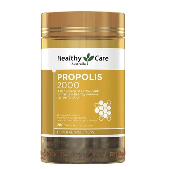 Healthy Care Propolis 天然蜂膠膠囊 2000mg 200粒 -[平行進口]