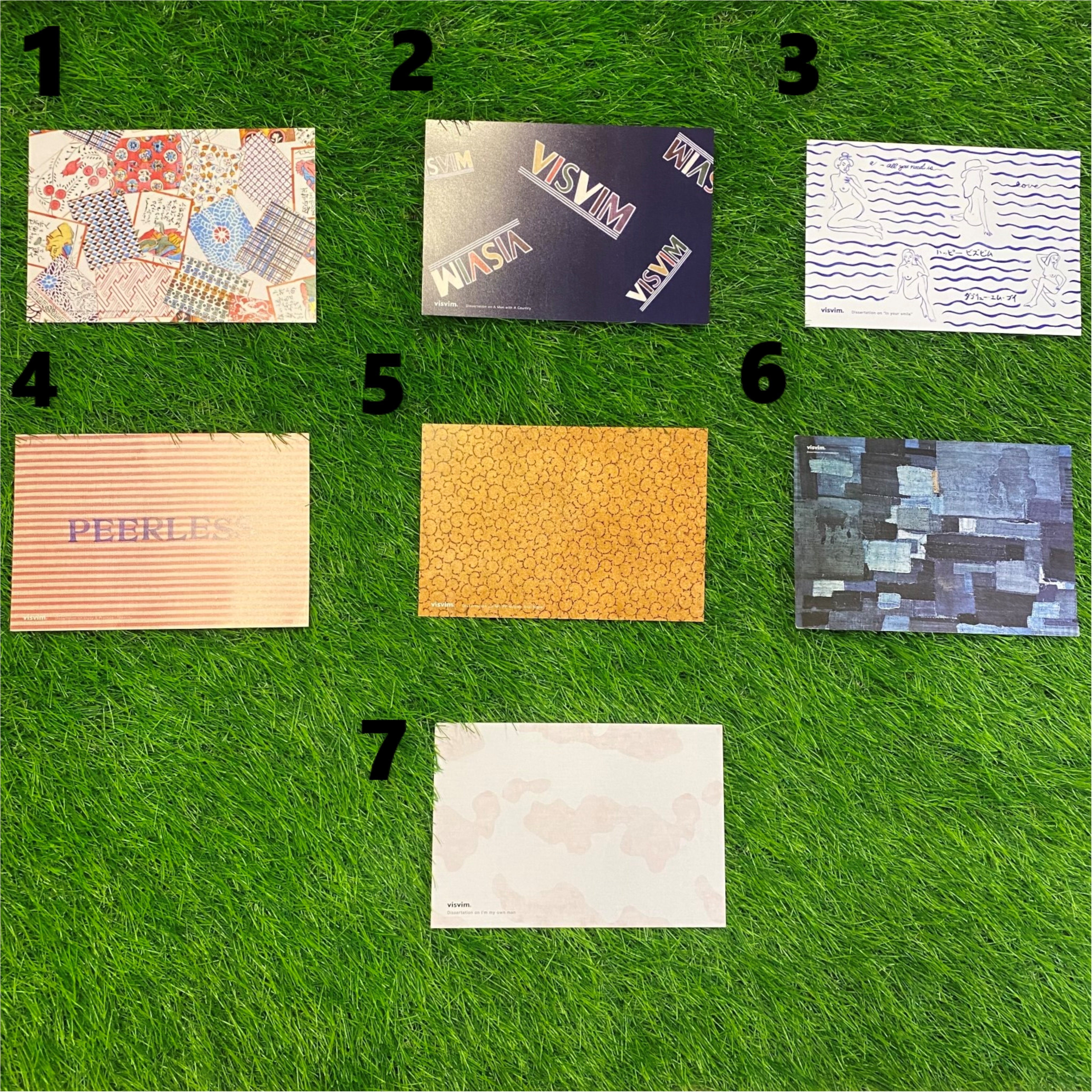 VISVIM 歷年 明信片 卡片 經典 收藏 現貨