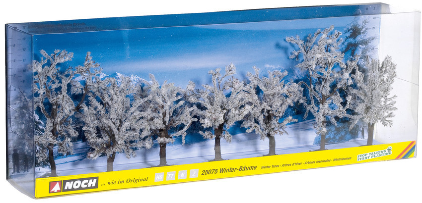 Noch 25075 Winter trees ,7 pcs, 8 - 10 cm