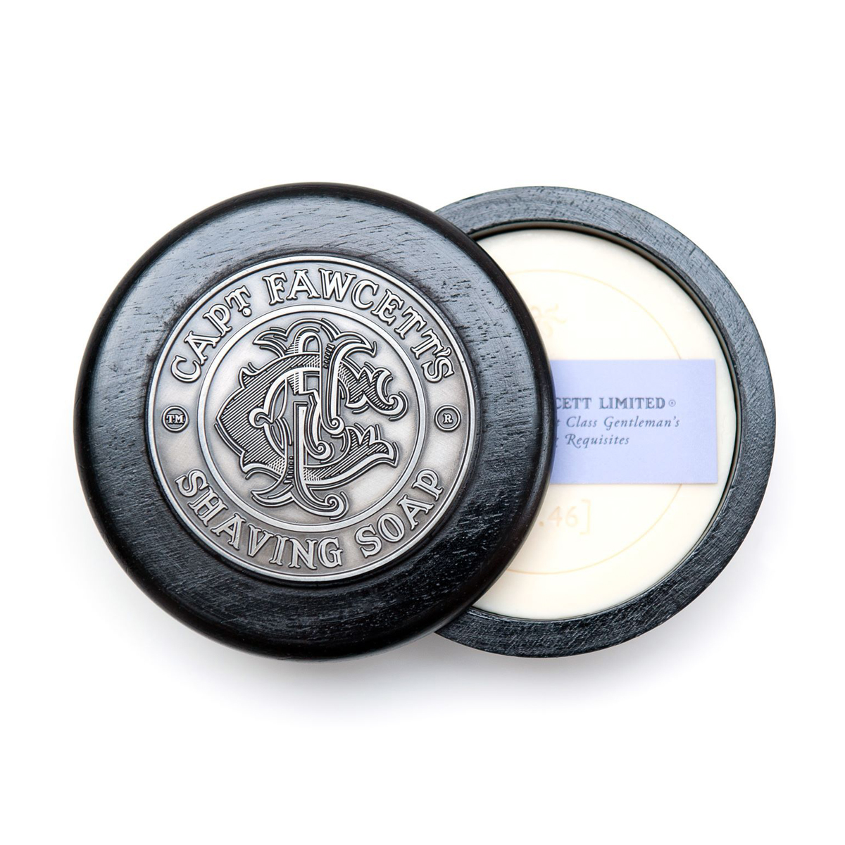 英國 Captain Fawcett - 豪華經典 刮鬍皂 & 刮鬍碗（菸草琥珀）