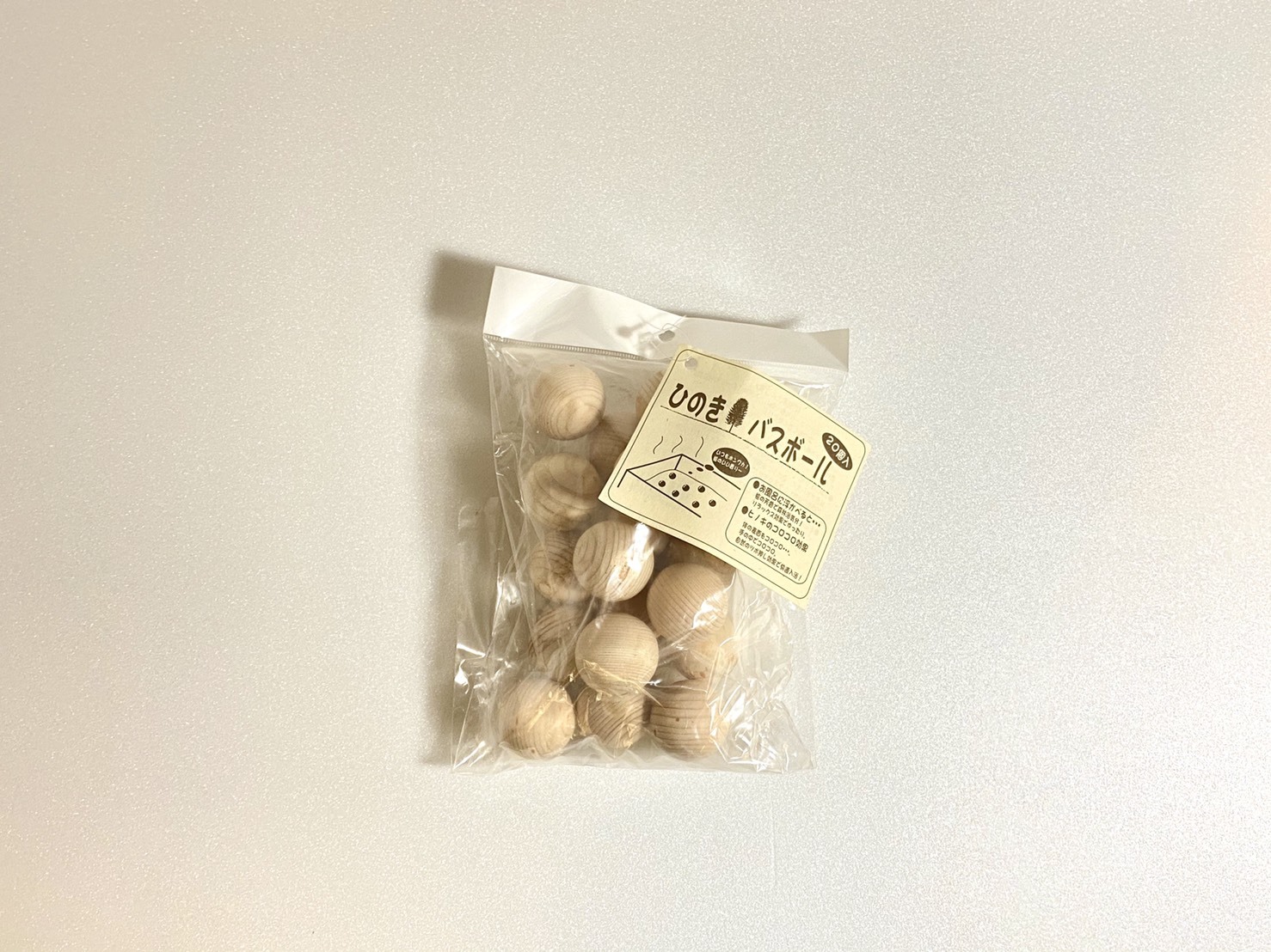 池川木材 檜木沐浴球(20個一包裝)