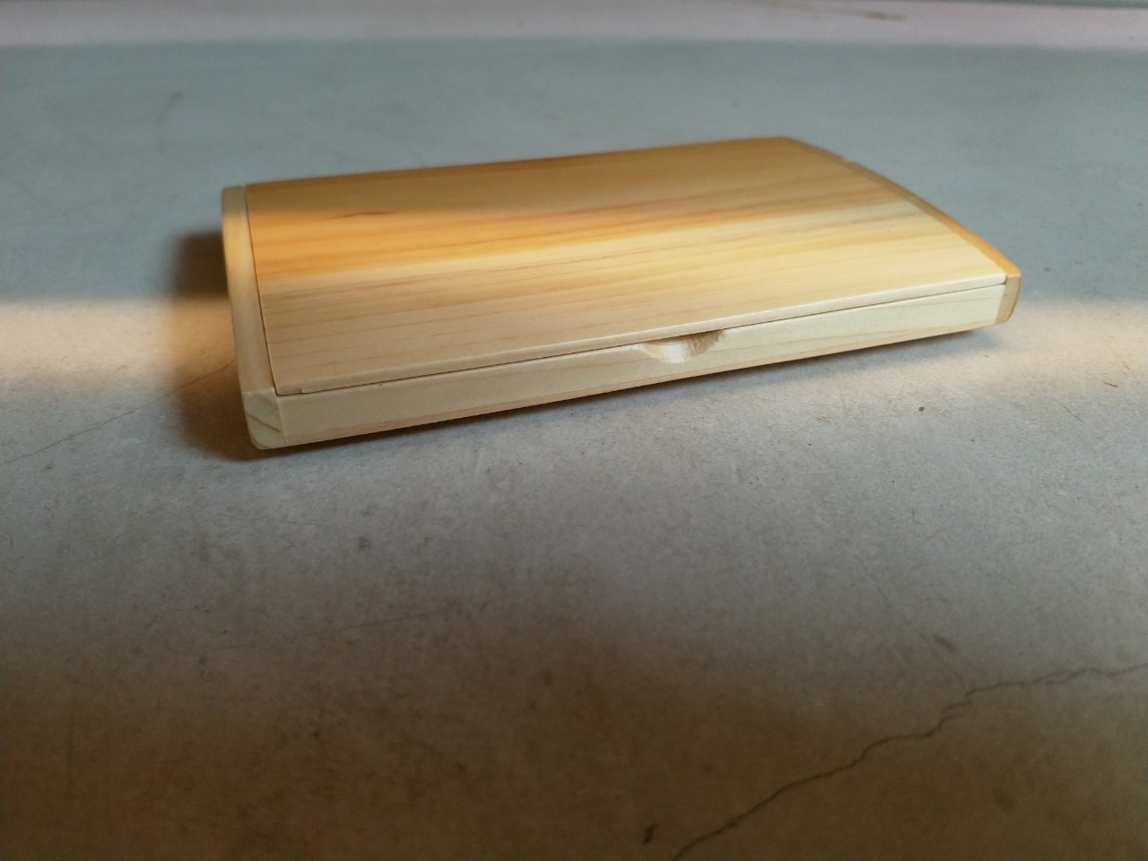 池川木材 檜木名片盒