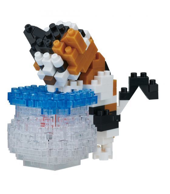 現貨｜Nanoblock  喵星人捉金魚 FISHBOWL CAT