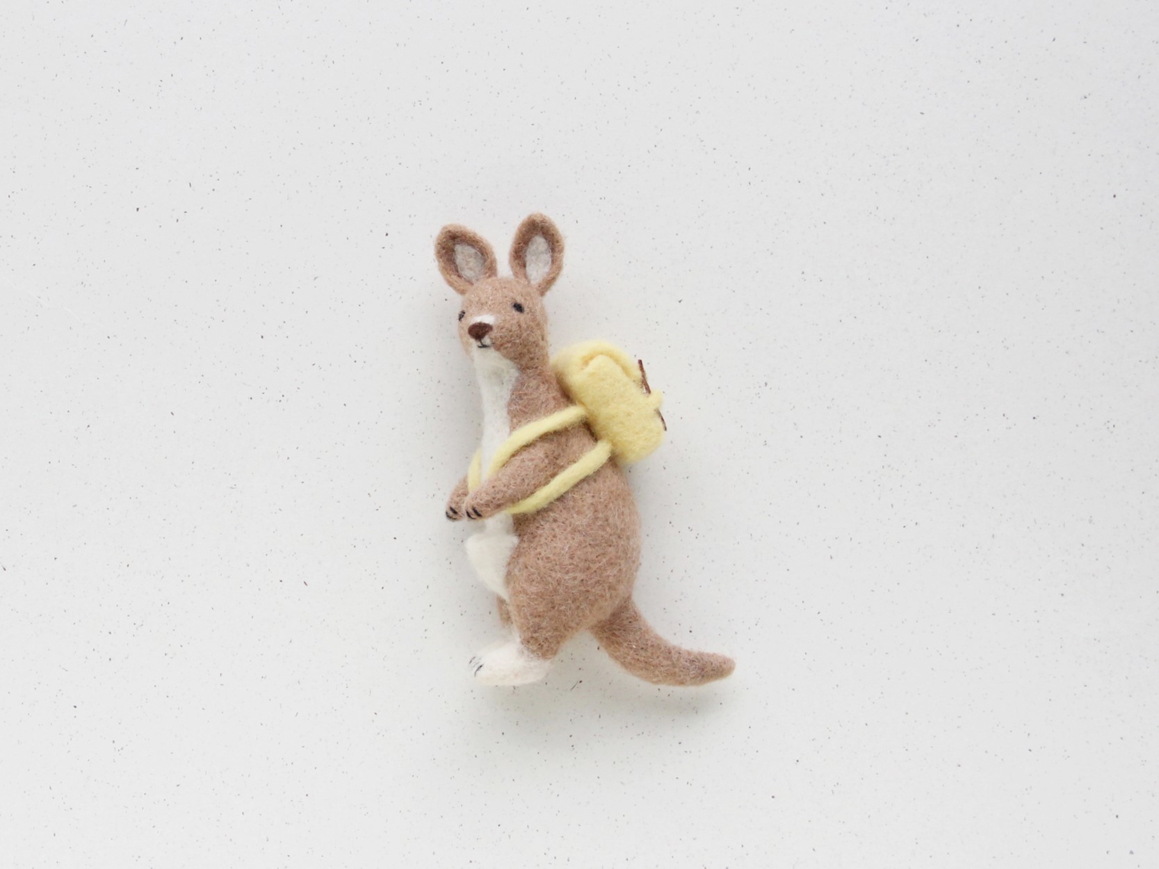 樂洋・好好玩羊毛氈材料包-跳跳袋鼠