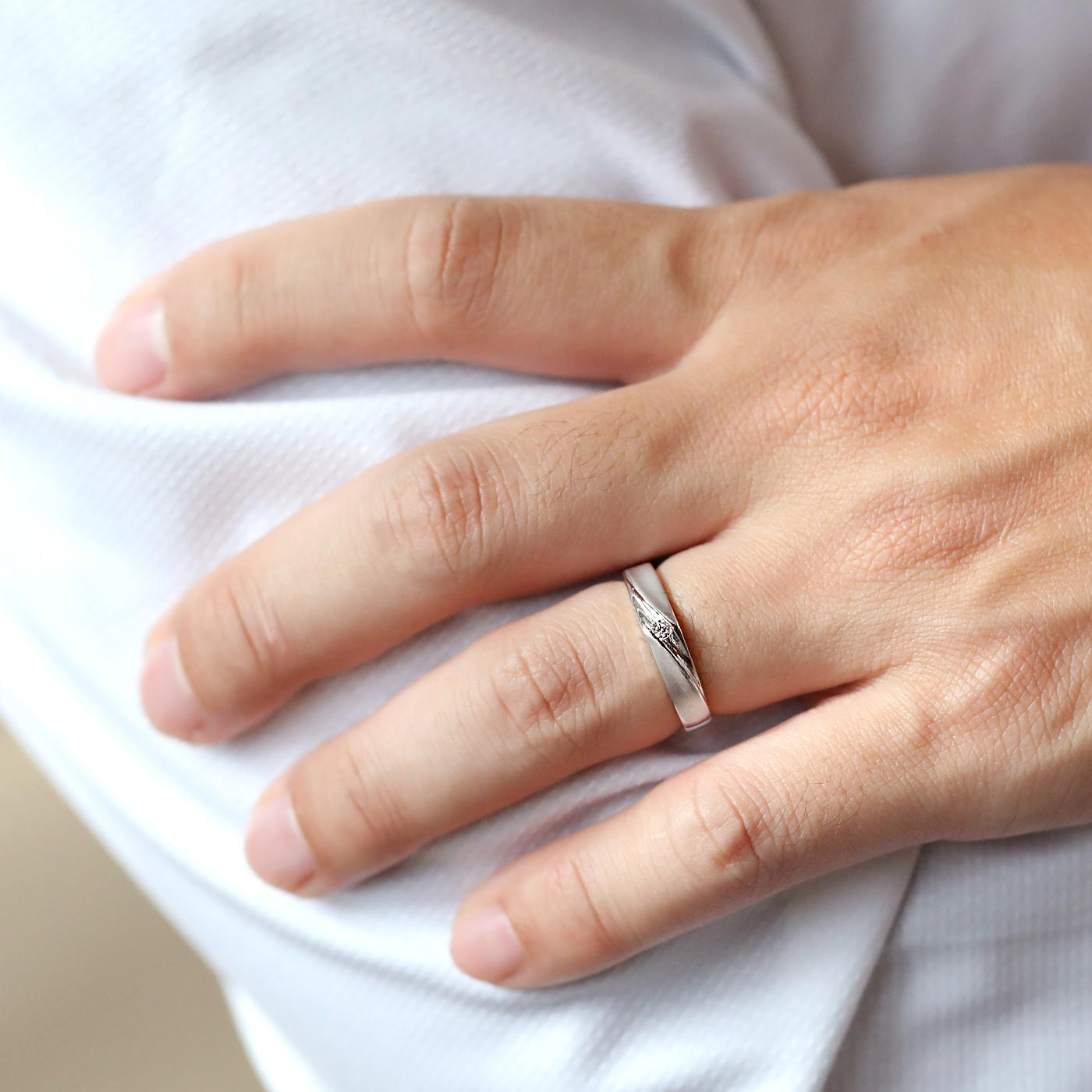 自我 — 5分鑽石男戒