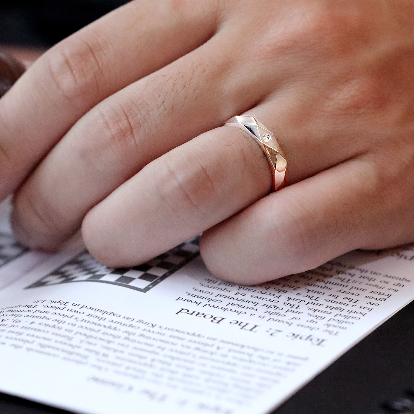 幾何 — 2分鑽石男戒