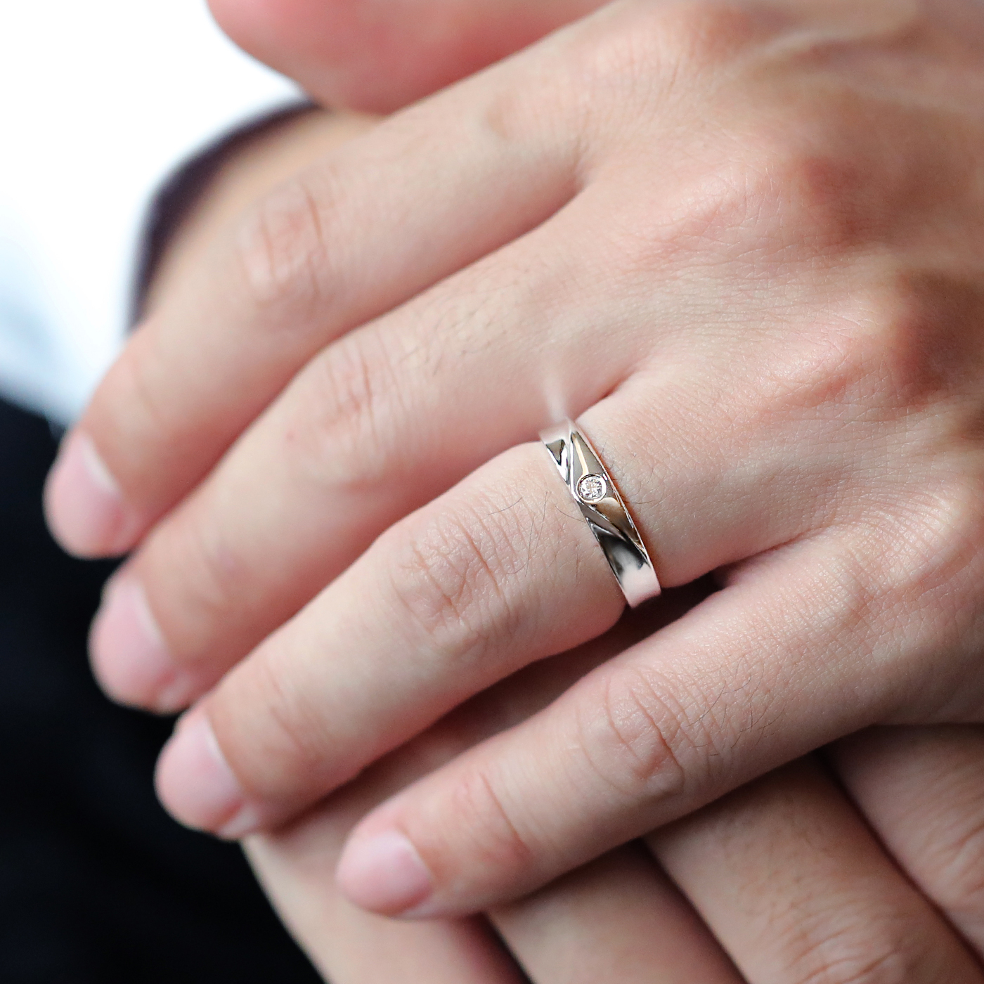 漣漪 — 5分鑽石男戒