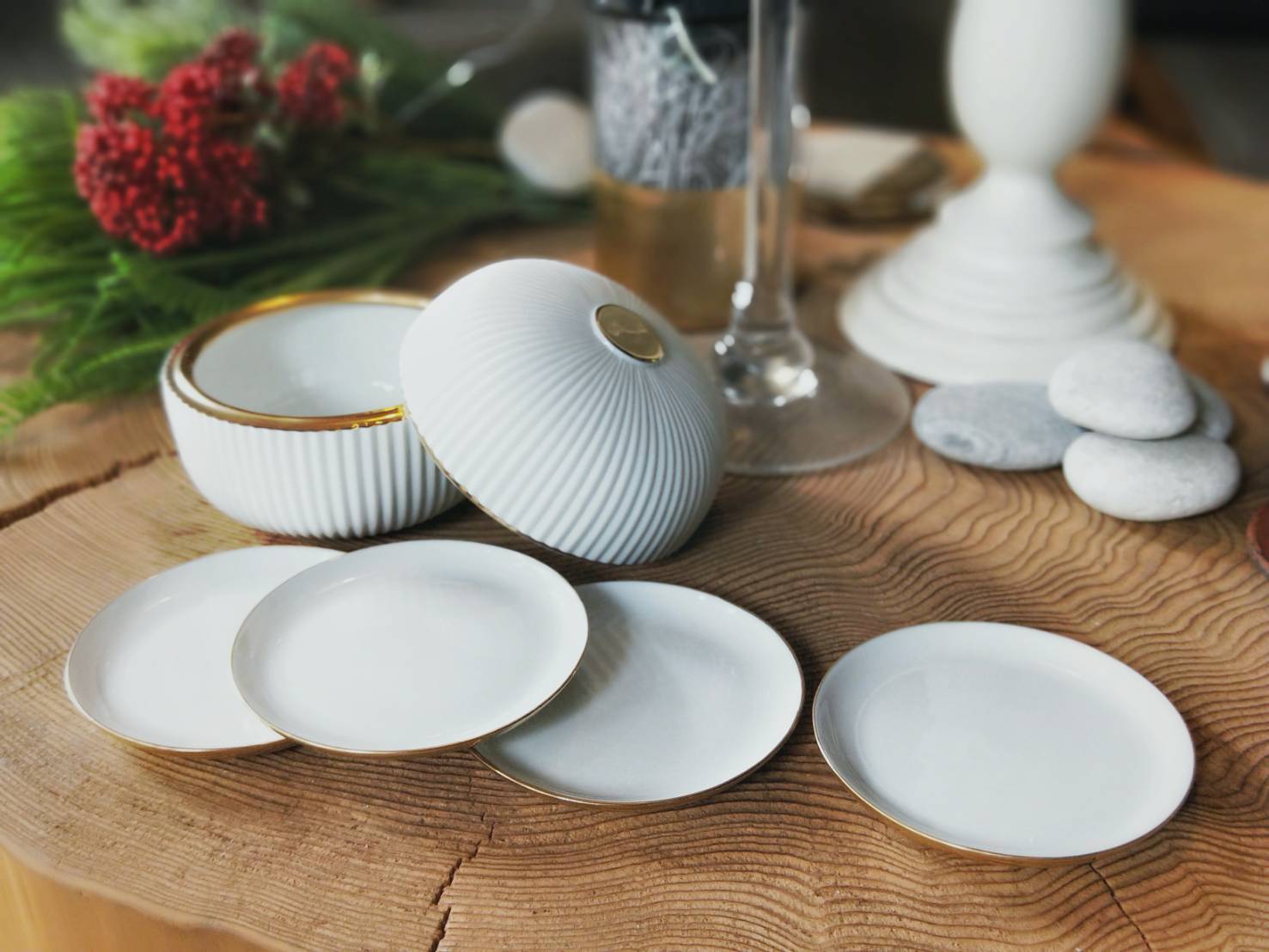 L'OBJET 瓷製雞尾酒四件套裝組