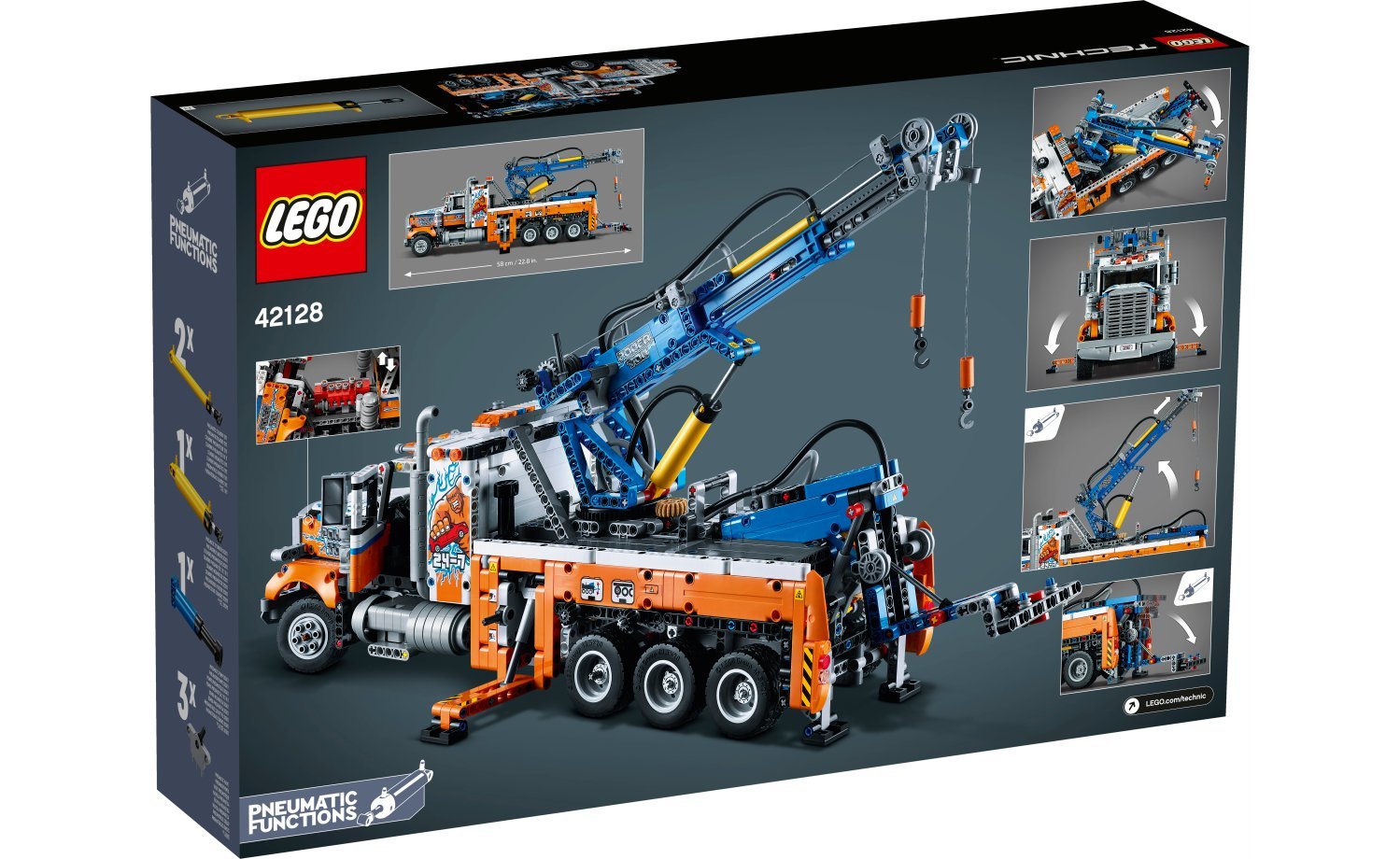[飛米樂高積木磚賣店] LEGO 42128 Technic-重型拖吊車