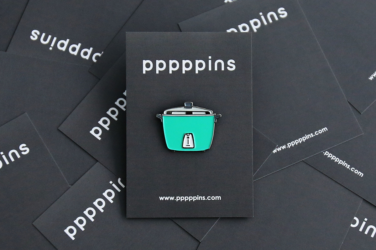 電鍋 琺瑯別針 胸章｜pppppins