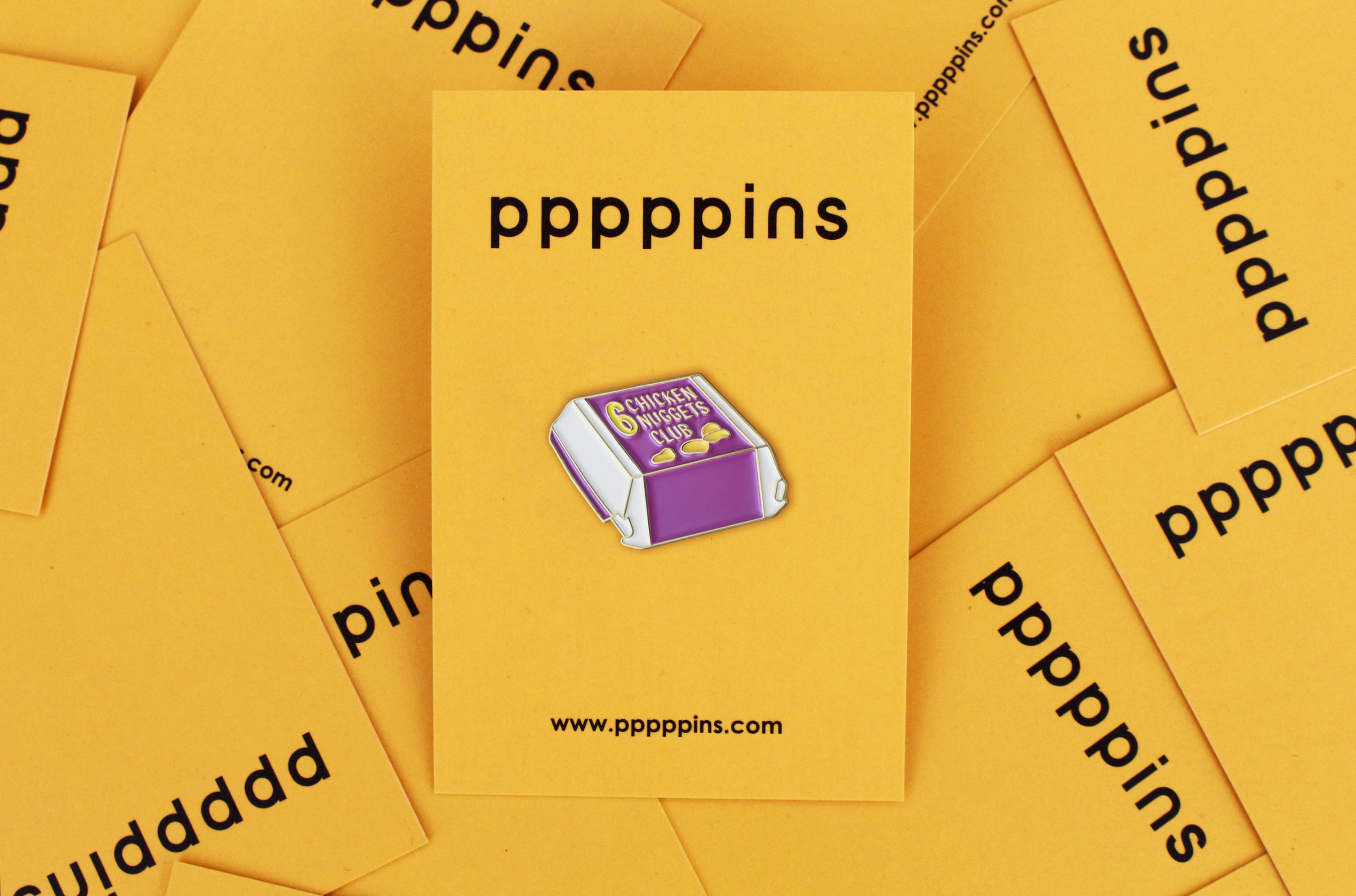 雞塊 琺瑯別針 胸章｜pppppins