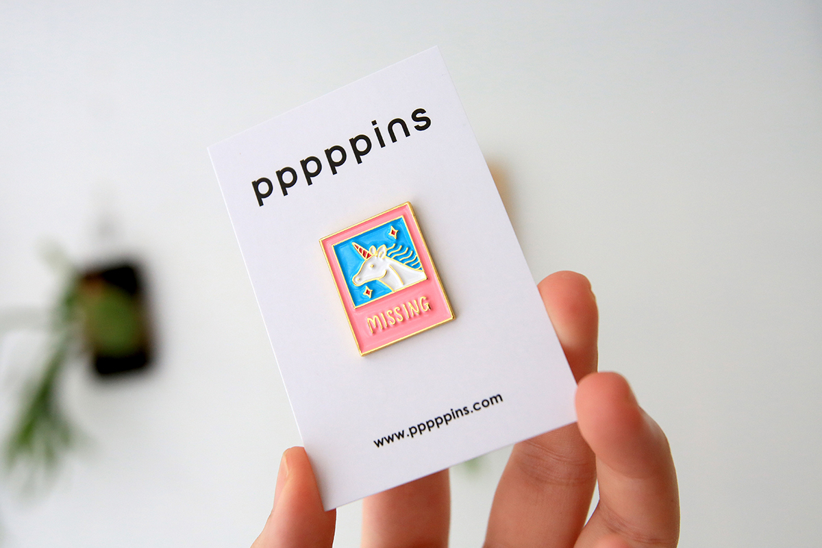 獨角獸 琺瑯別針 胸章｜pppppins