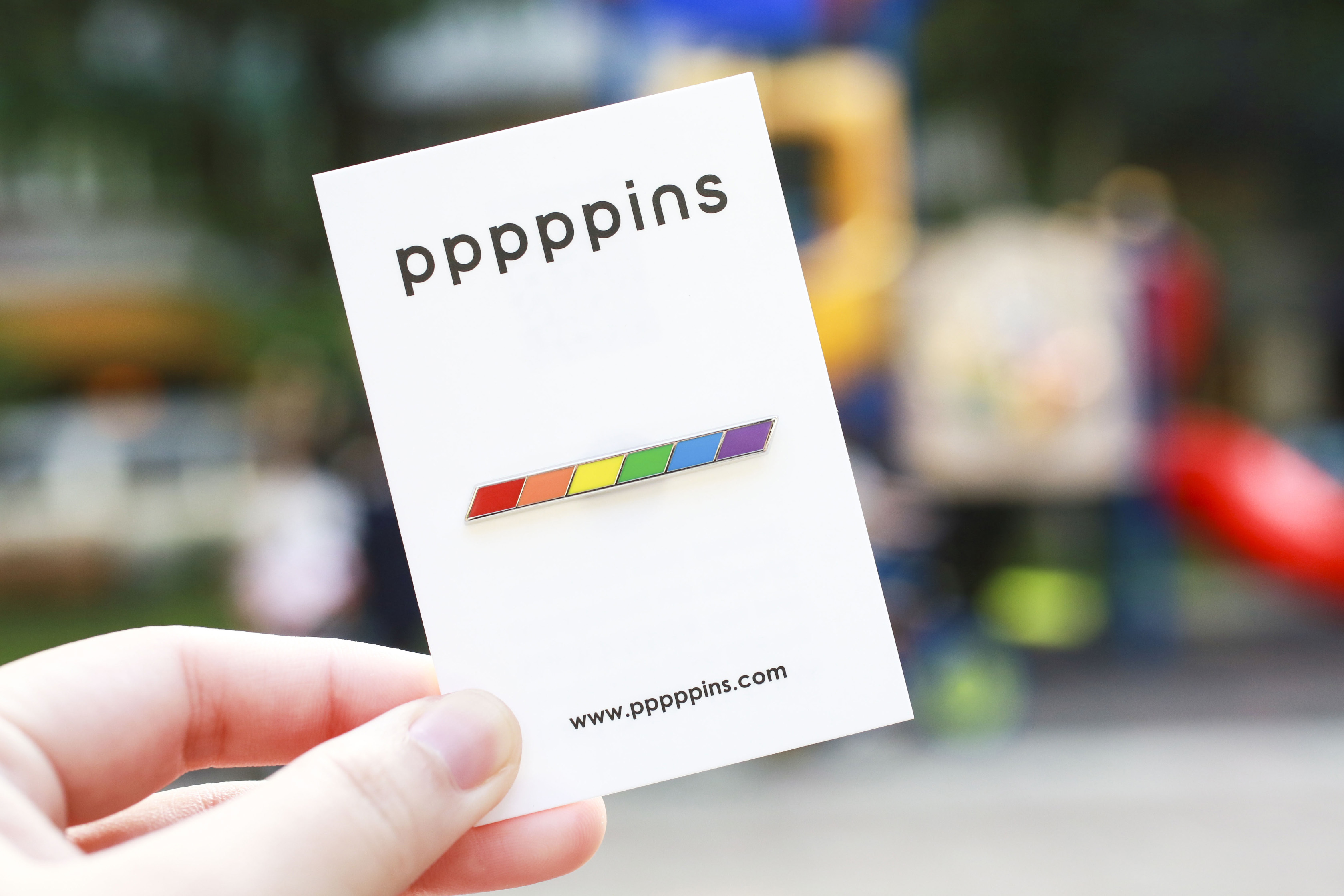 一道彩虹 琺瑯別針 胸章｜pppppins