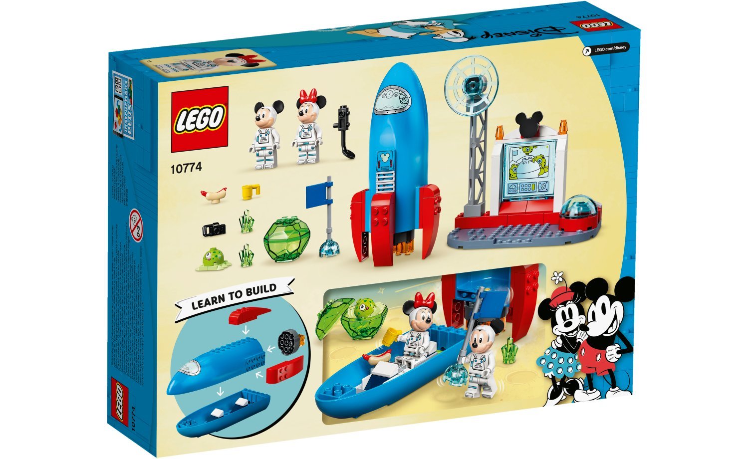 [飛米樂高積木磚賣店] LEGO 10774 Disney-米奇&米妮太空火箭