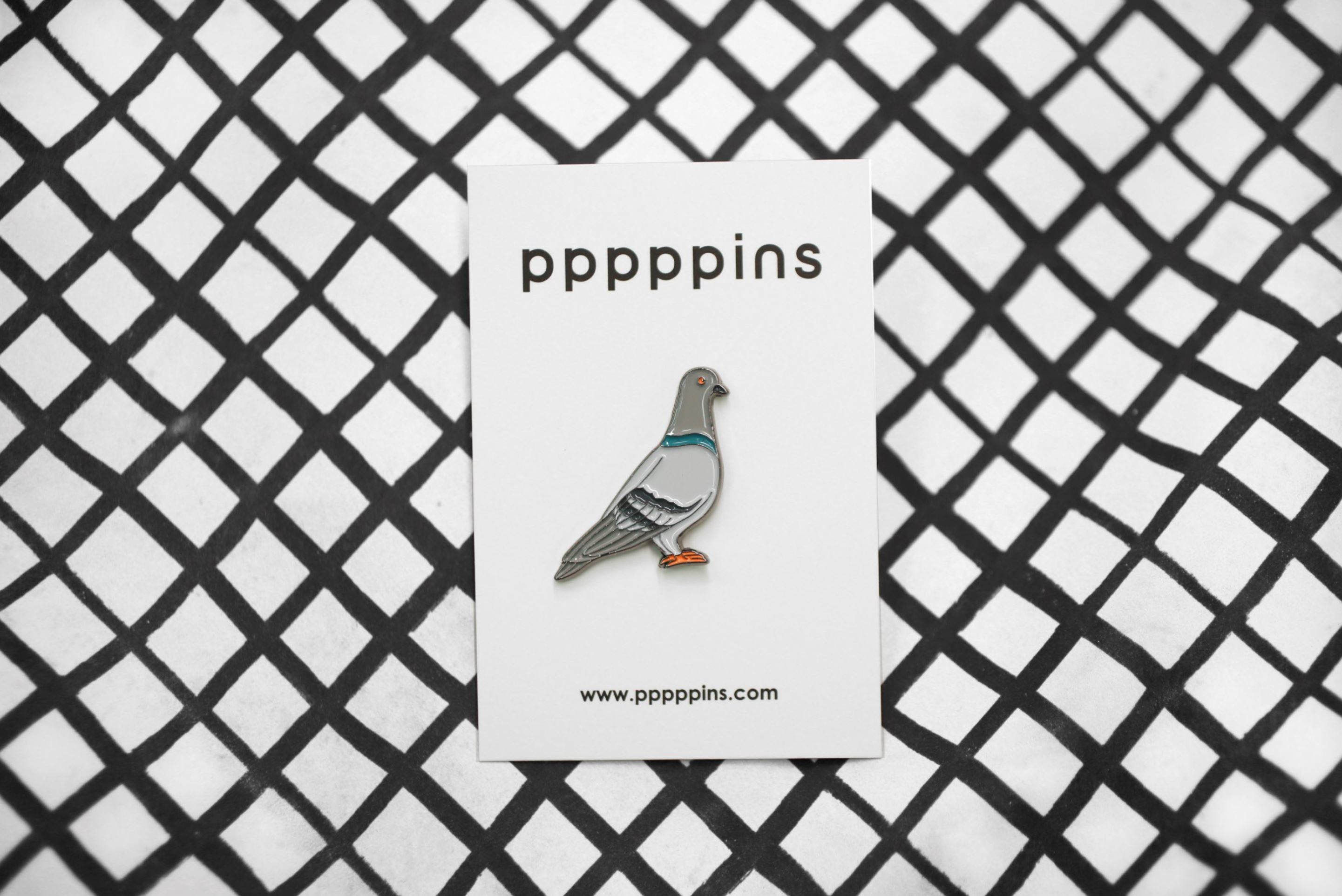 鴿子 琺瑯別針 胸章｜pppppins