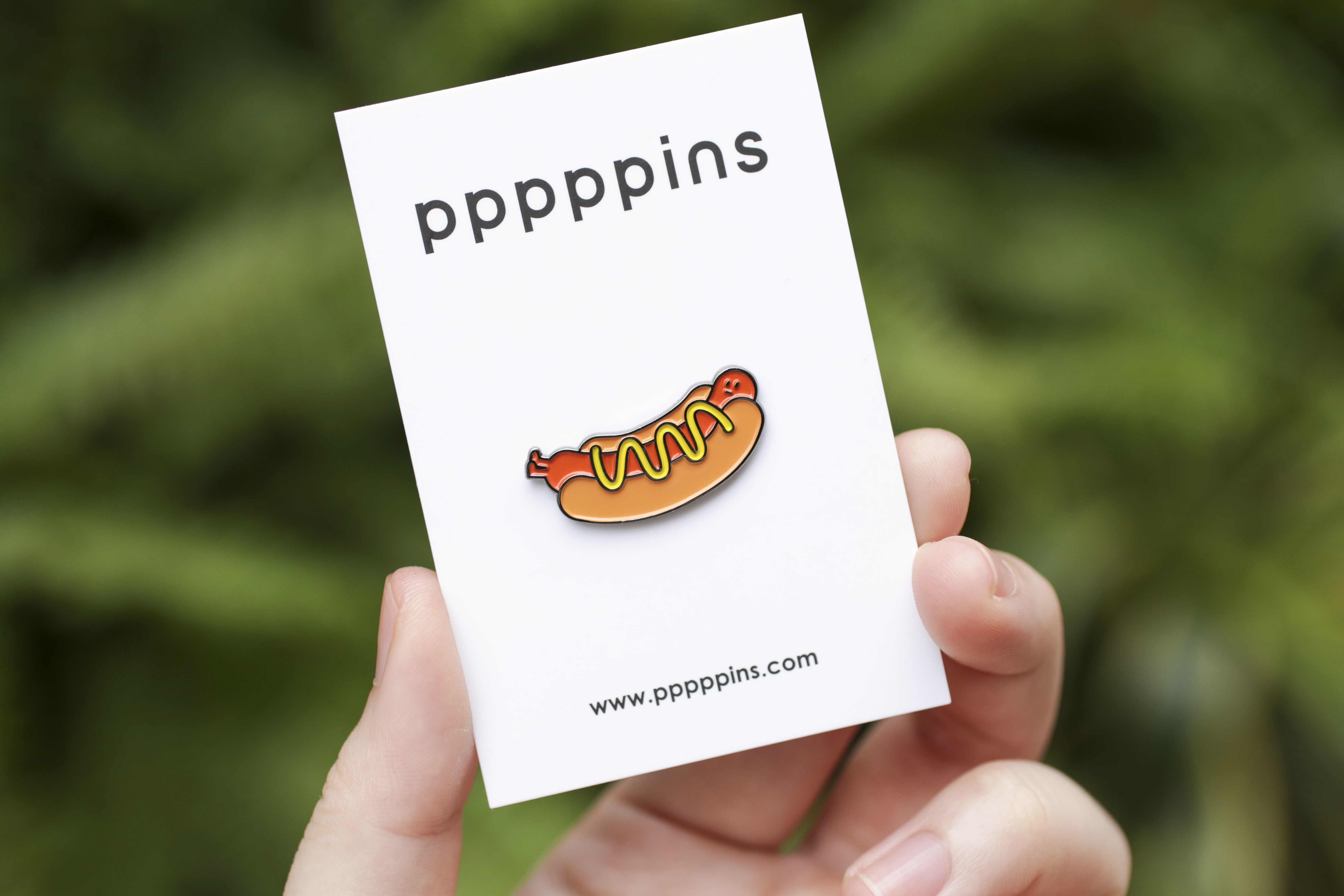 熱狗 琺瑯別針 胸章｜pppppins