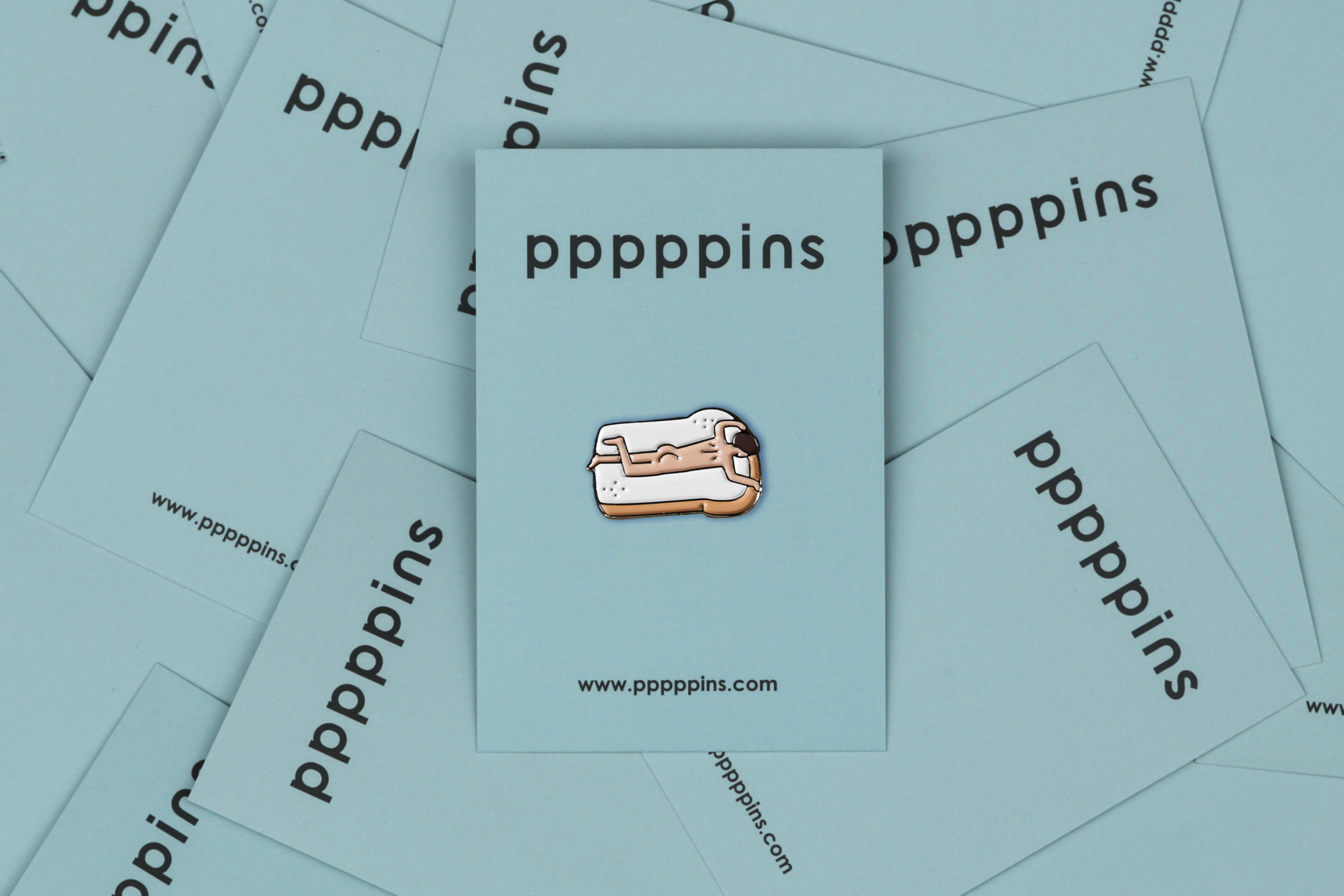 吐司男 琺瑯別針 胸章｜pppppins