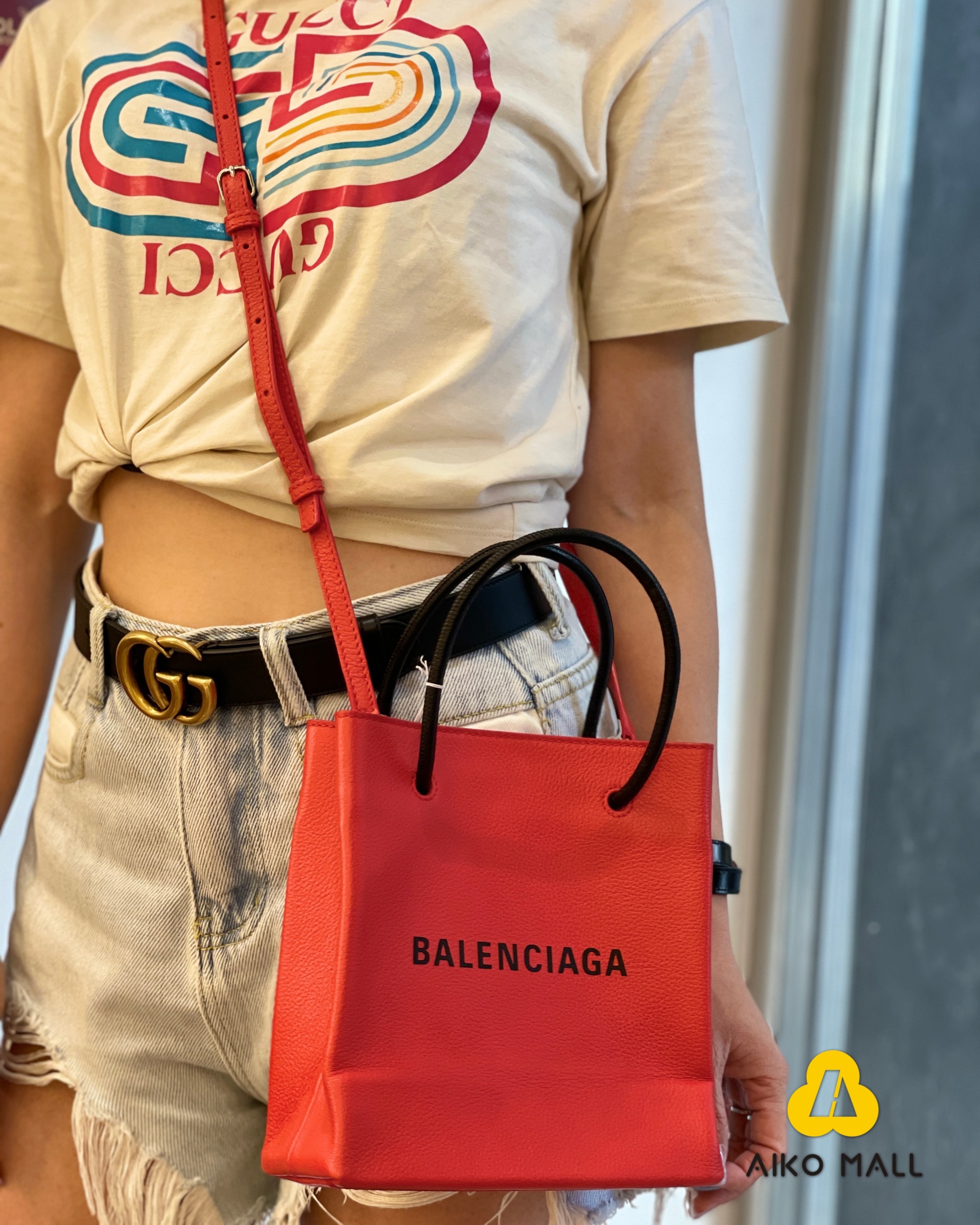 【訂金$500】PRELOVED 二手 Balenciaga shopping 手袋 紅色 (90% New)