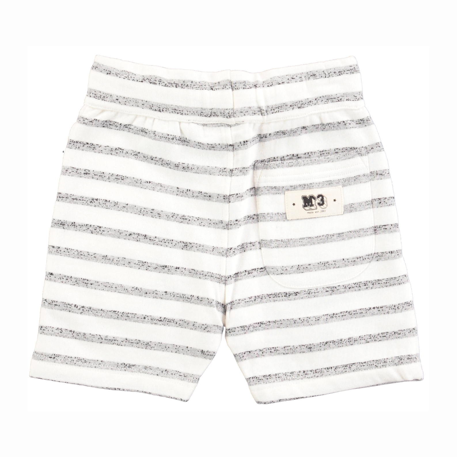 〖 Molo 〗灰白橫條紋短褲
