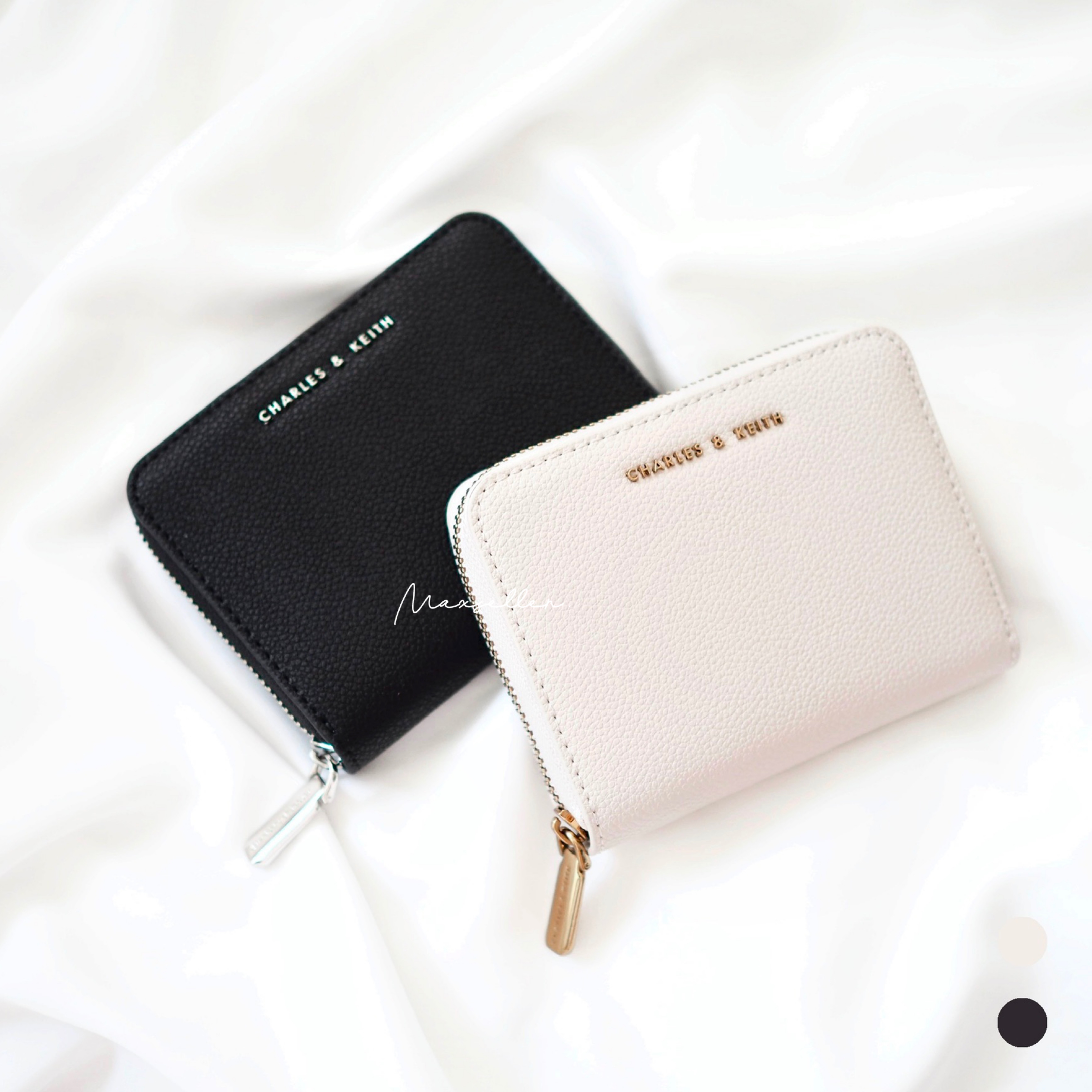 現貨｜2 色｜Charles and Keith 短銀包 | Charles & Keith Short Zip Wallet #255