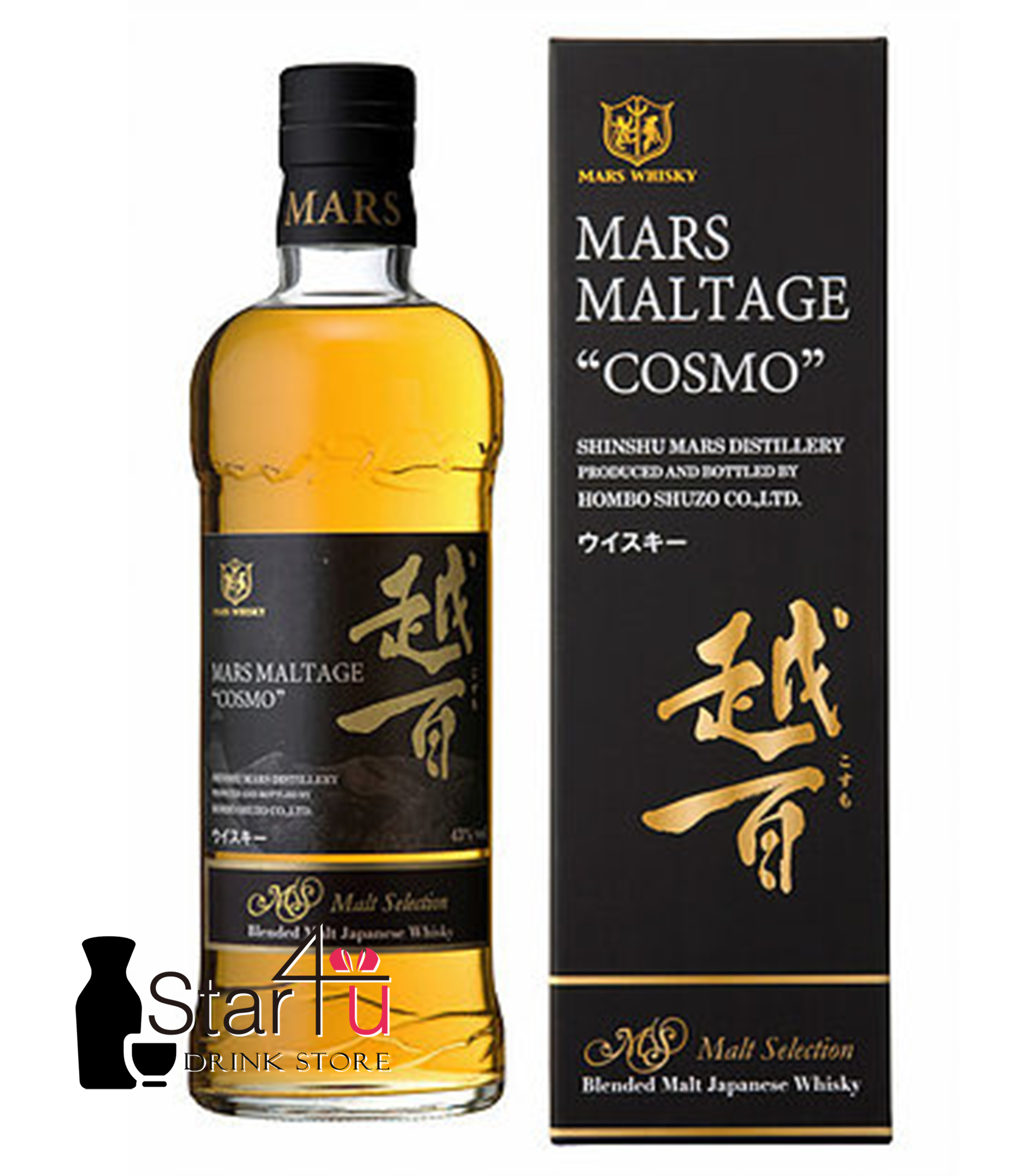 本坊酒造 信州蒸溜所 越百 Cosmo 日本調和威士忌 700mL