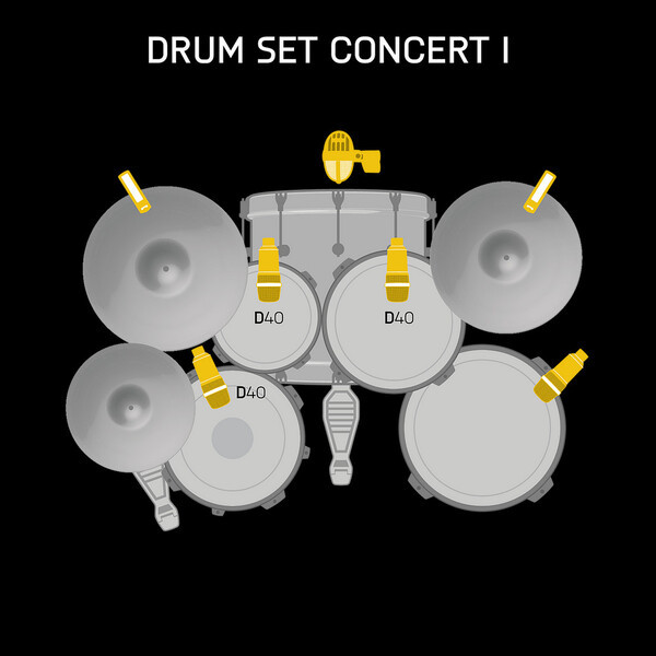 AKG AKG Drum Set Concert 1 七件式鼓組收音麥克風 第 3 張圖片｜三峽銅管 / 管樂
