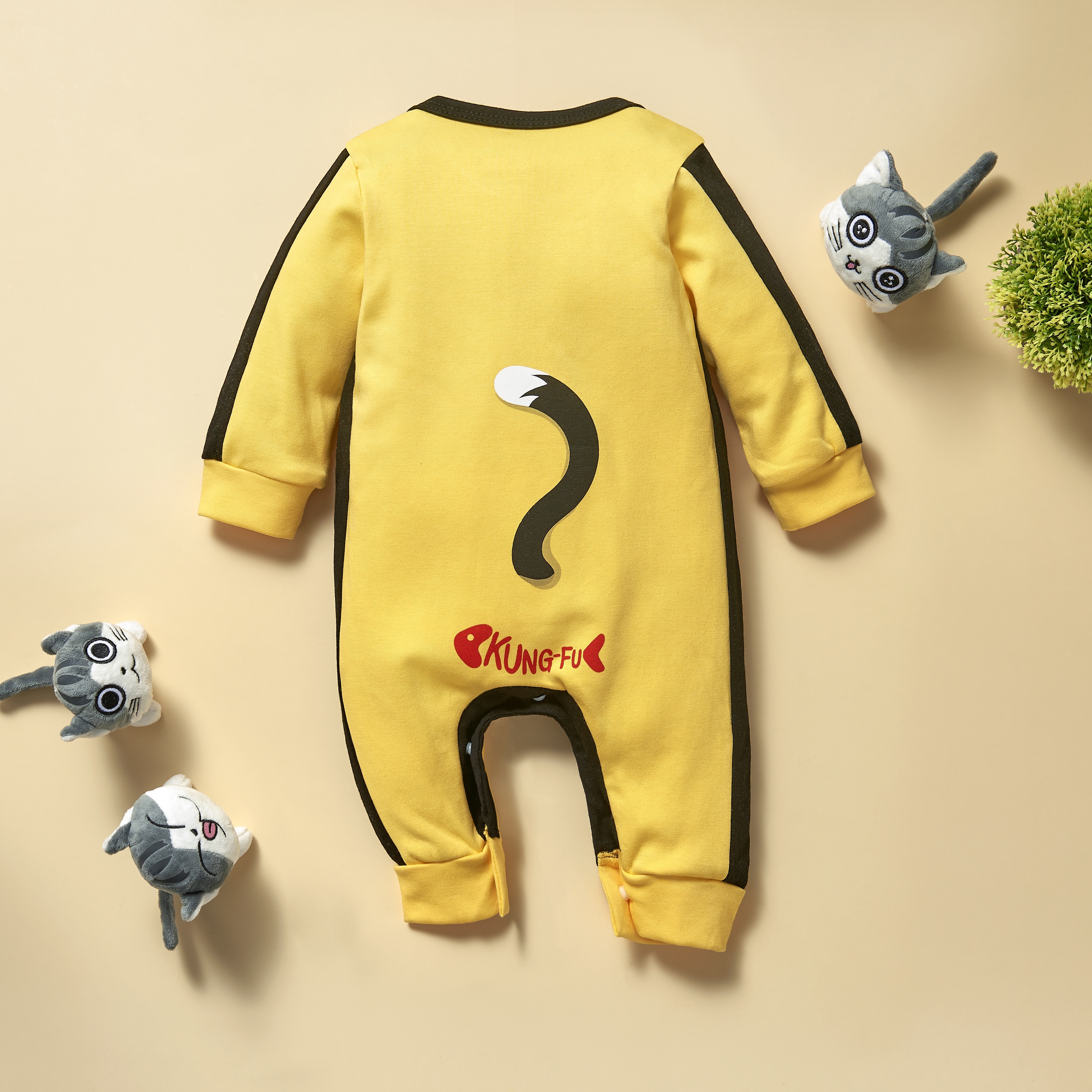 「三隻貓功夫」連身衣