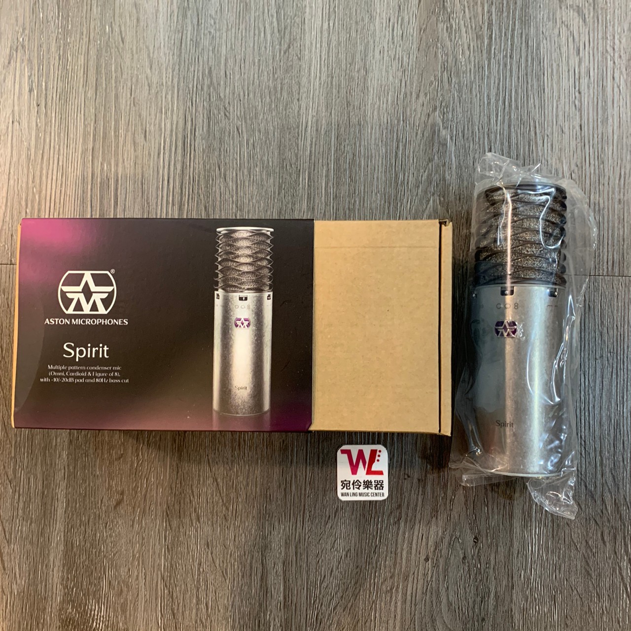 Aston Spirit 電容式麥克風 人聲/吉他適用【可調三種指向: 全指向/8字形/心形】