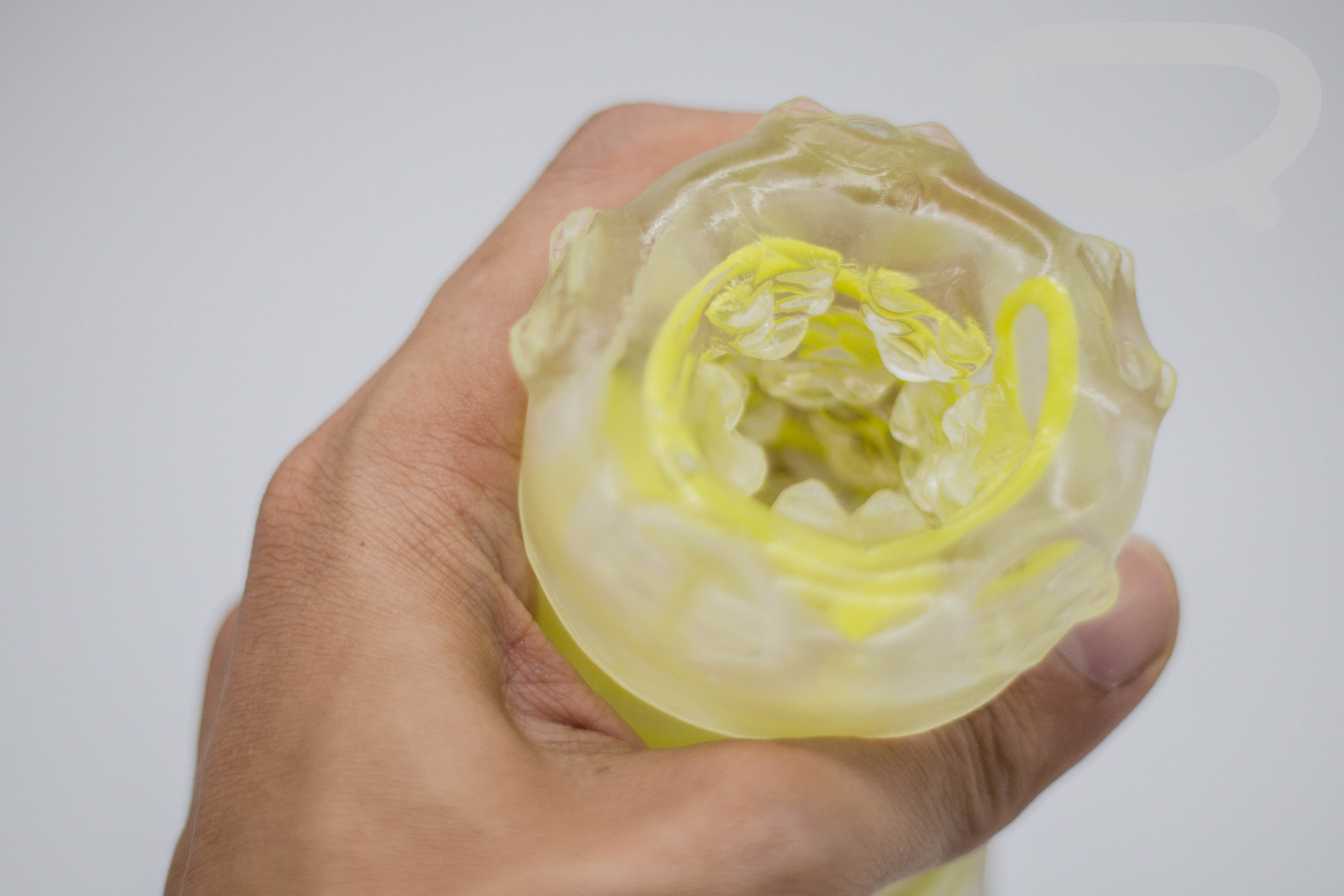 Dr.情趣精選日本tenga spinner03圓盤盾飛機杯，飛機杯內部細節圖