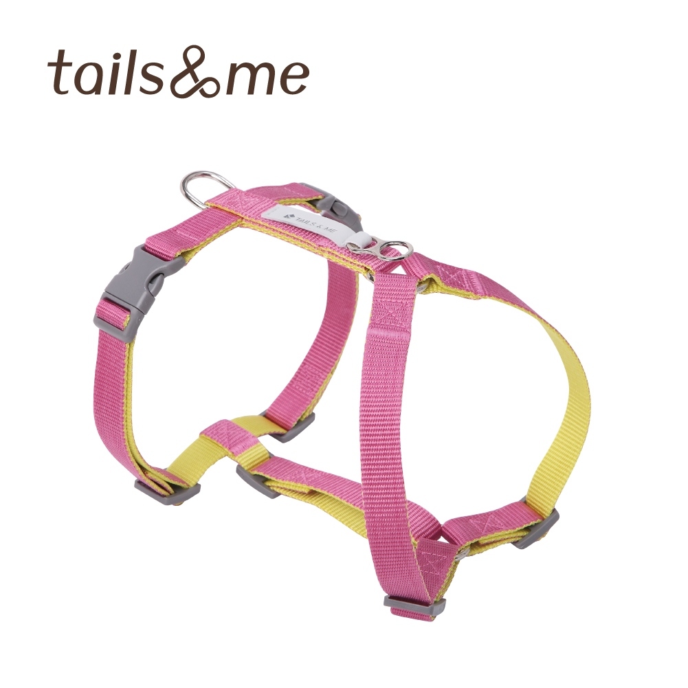 tails&me 尾巴與我 - 經典尼龍帶系列 雙色胸背帶(兩色）