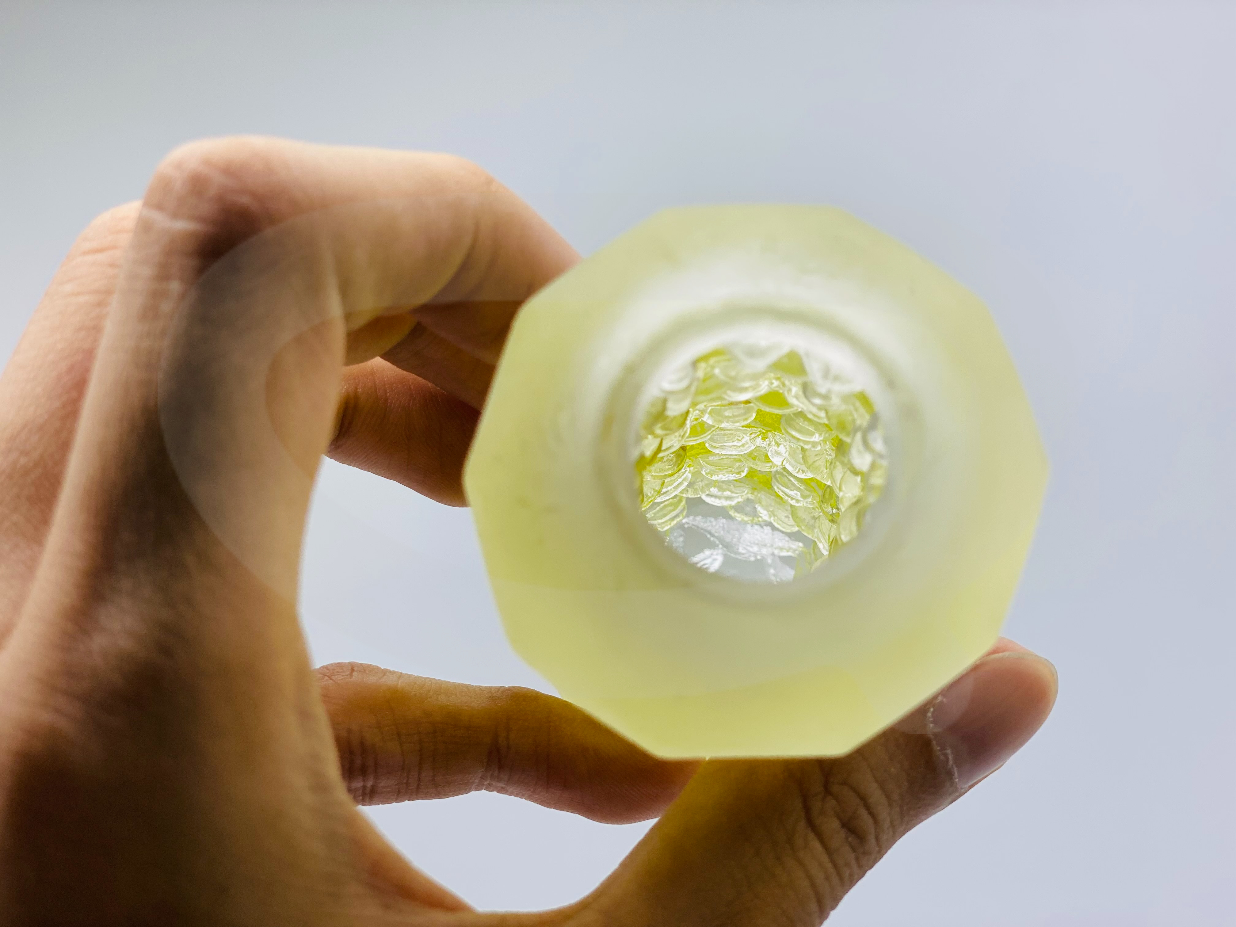 Dr.情趣精選日本tenga spinner03圓盤盾飛機杯，飛機杯內部通道顆粒展示