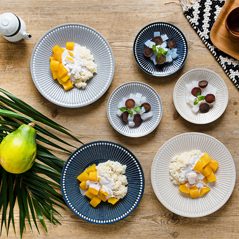 Albee 22cm Plate Dark blue｜Mino Ware