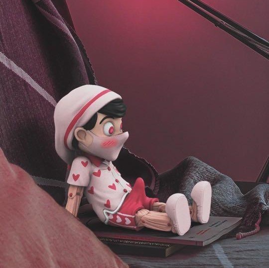 Mighty Jaxx A Wood Awakening Juce Grace 晨勃 小木偶 情人節限定